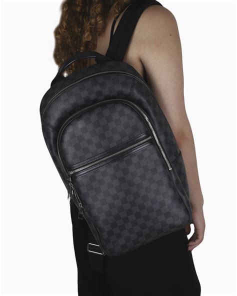 louis vuitton michael damier graphite black|damier louis vuitton pattern.